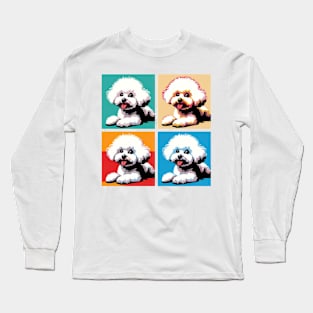 Bichon Frisé Pop Art - Dog Lover Gifts Long Sleeve T-Shirt